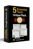 Pro Pack – 5 Google Sheets Templates