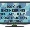 1.400 Planilhas De Engenharia Civil + Orçamento De Obras