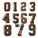 Pacote Arquivos Numero Caixa Vazado Cnc Laser Router Dxf Cdr