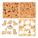 50 Educational Puzzles for Children Laser Cut Vector