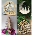 Christmas Package Pet Vectors Laser Cut Cnc Mdf + Bonus