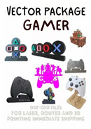 Gamer Sign Vector Pack