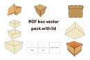 Pacote Arquivos Vetores Caixas Mdf Laser Router Cnc Corte