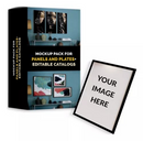 Pack of Mockups of Decorative Frames and Plates + Catalogs